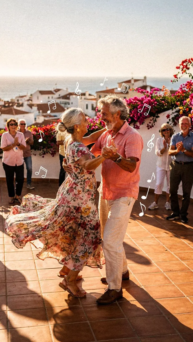 Older adults dancing, highlighting psychological benefits of dance.